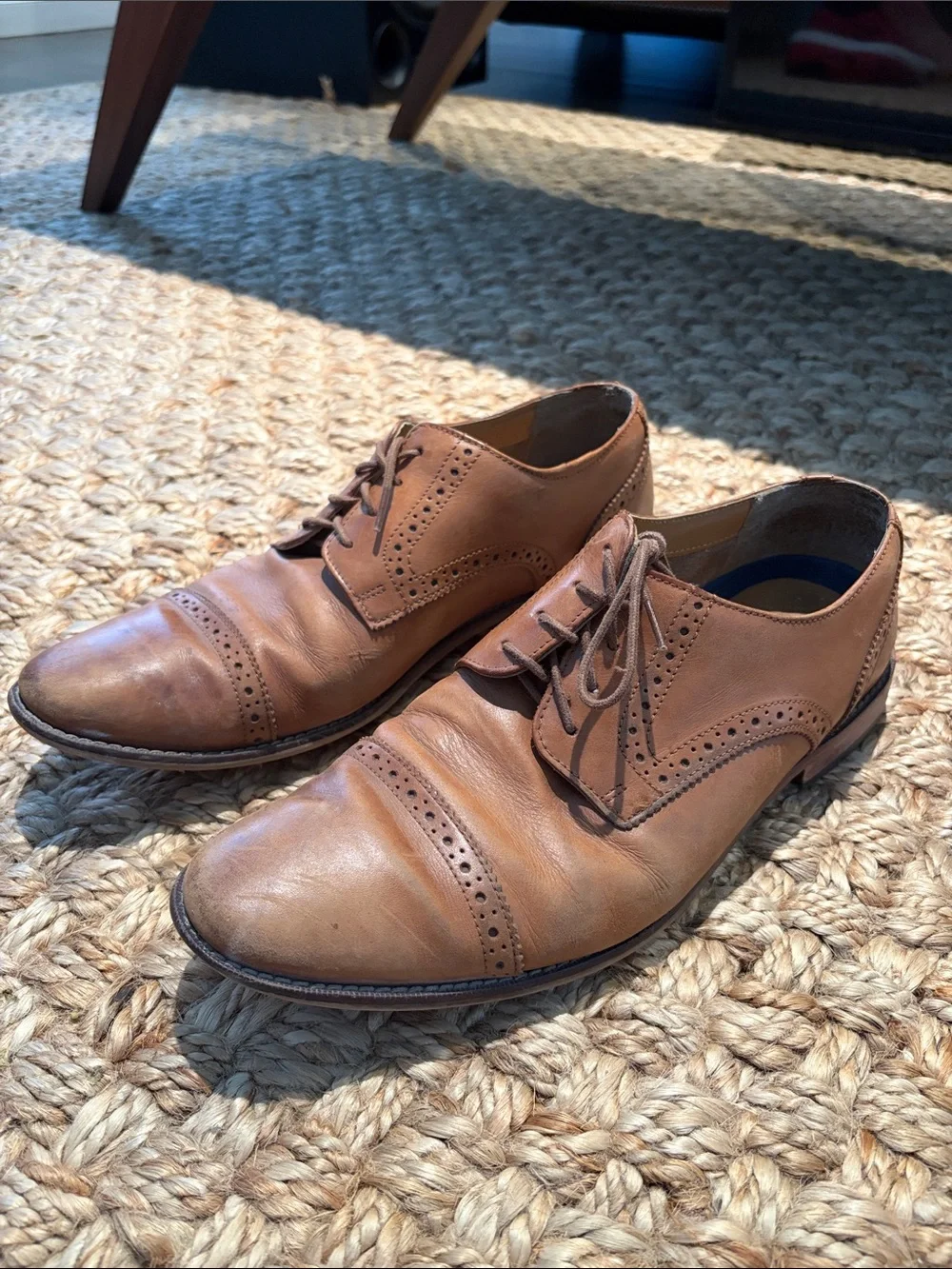 Florsheim Marino Cap Toe Oxford — Saddle Tan